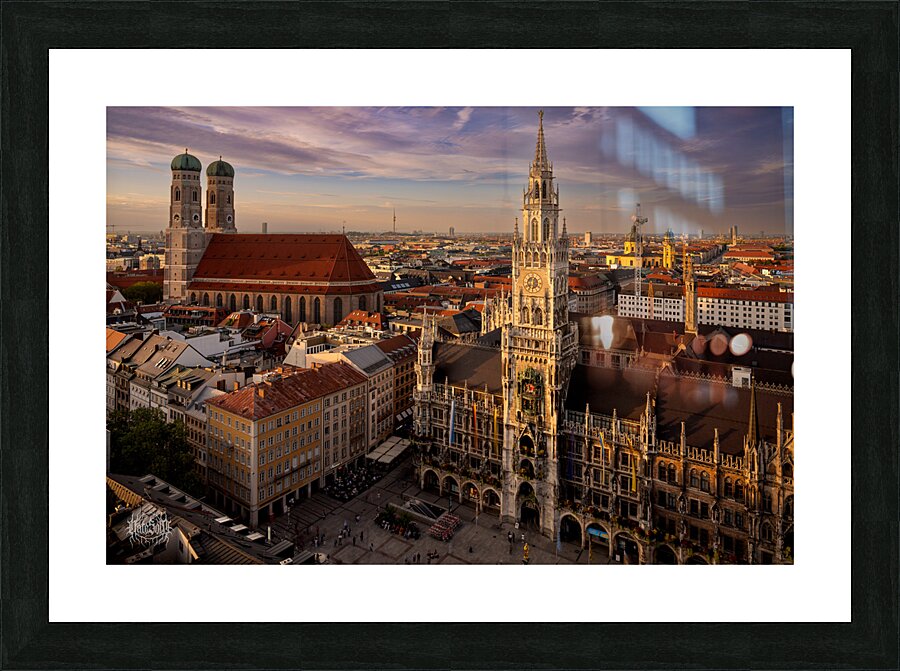 Golden Pils Hour Picture Frame print