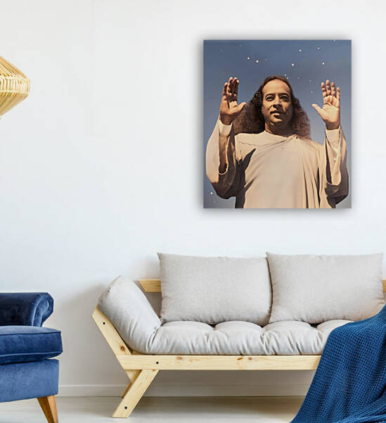 Paramhansa Yogananda Blessing | Digital Portrait | Printable | Wall Art | Spiritual  by Kalki Kriva Dna