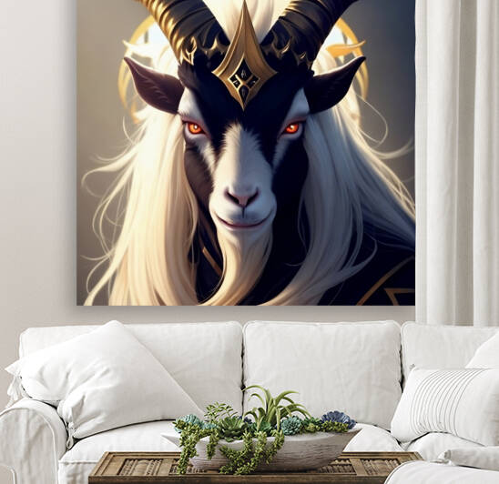 Goat God Baphomet by Kalki Kriva Dna