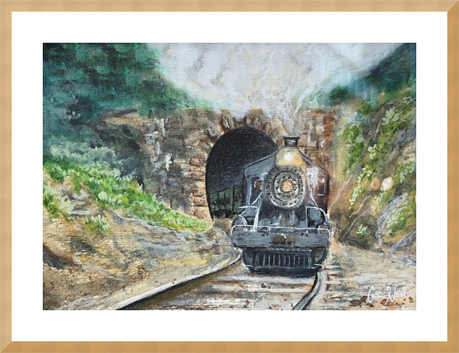 Through the Gap Picture Frame print