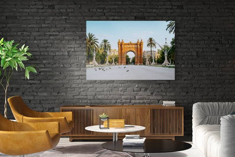  Arc de Triomf promenade in the morning by Cristina Taranovici