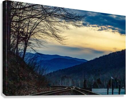 White mountain Canvas Print