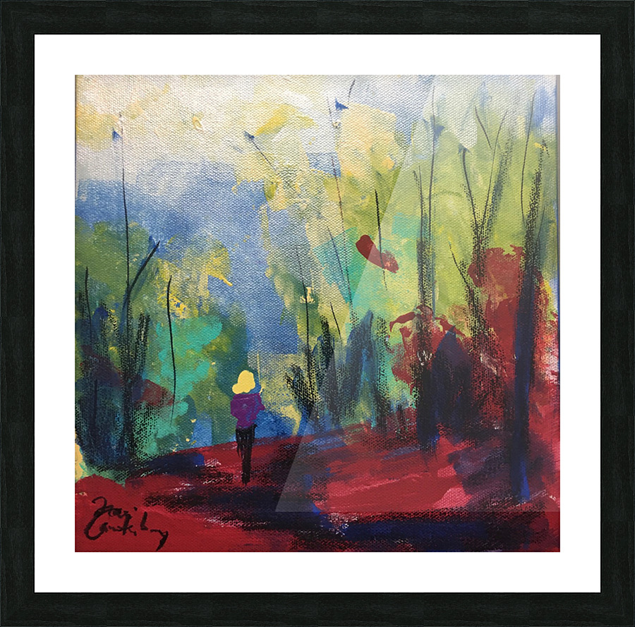 Walking Picture Frame print