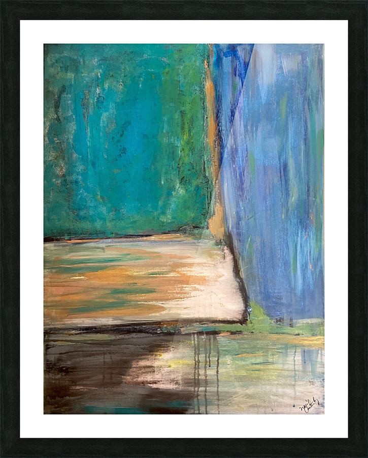 Waterfall Picture Frame print