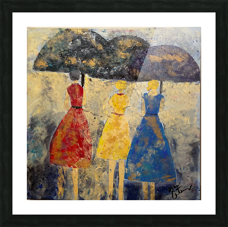 ThrutheStormTogether Picture Frame print