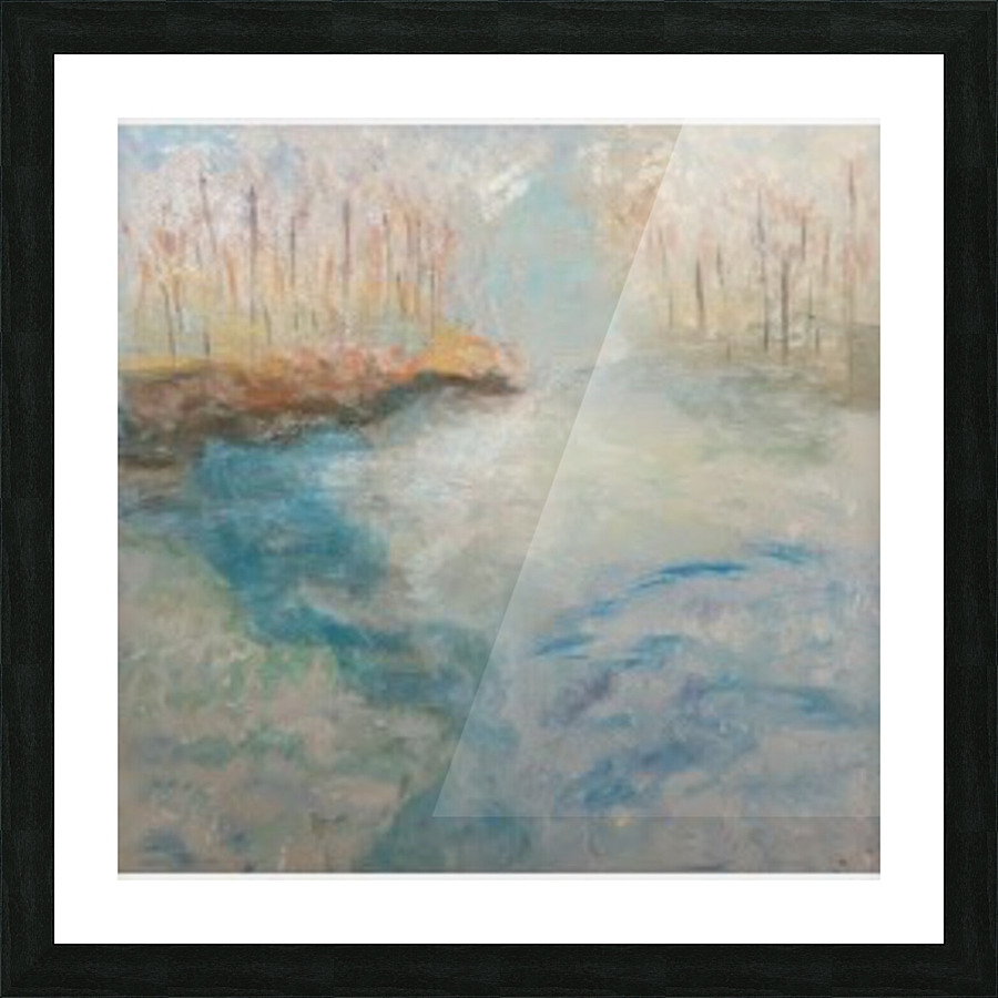 River Picture Frame print
