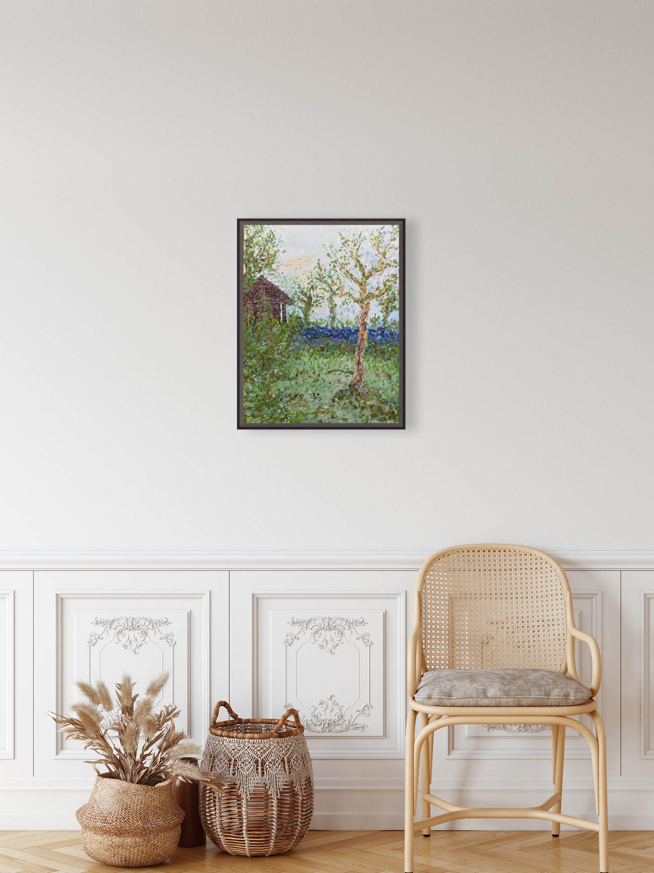 Spring in Pointalism Reproduction