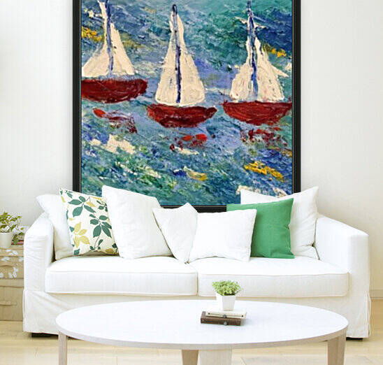 SailboatsinOil by Traci Canterbury