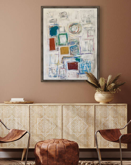 City Life in Color  tracicanterbury  oil  charcoal by Traci Canterbury