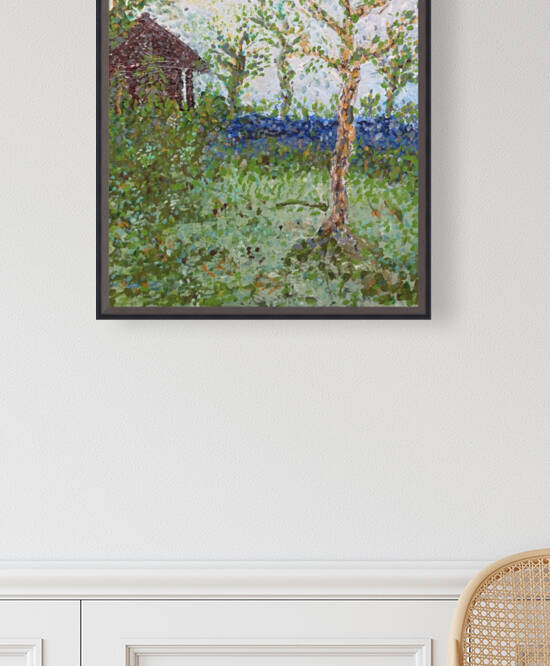 Spring in Pointalism by Traci Canterbury