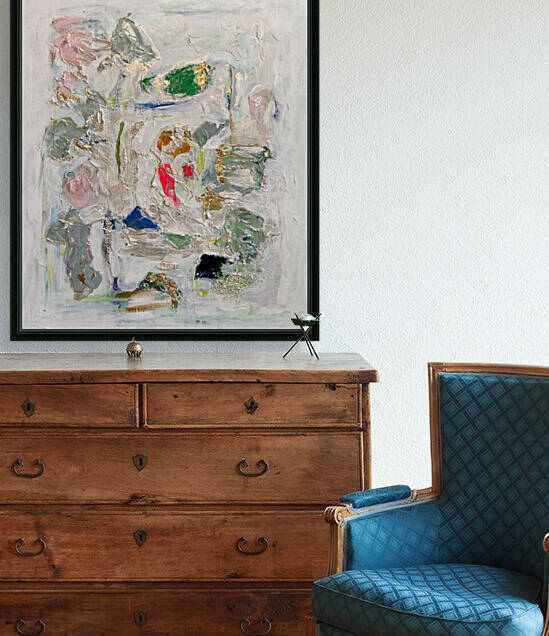 Beverly  TraciCanterbury  acrylic  goldleaf by Traci Canterbury