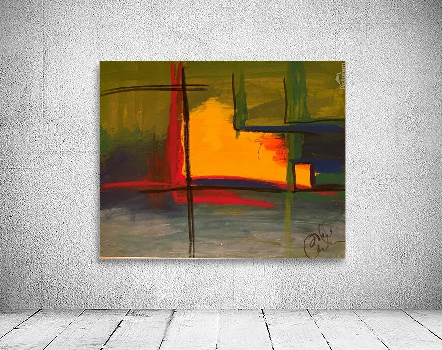 BoldAbstractinYellow Wall Preview