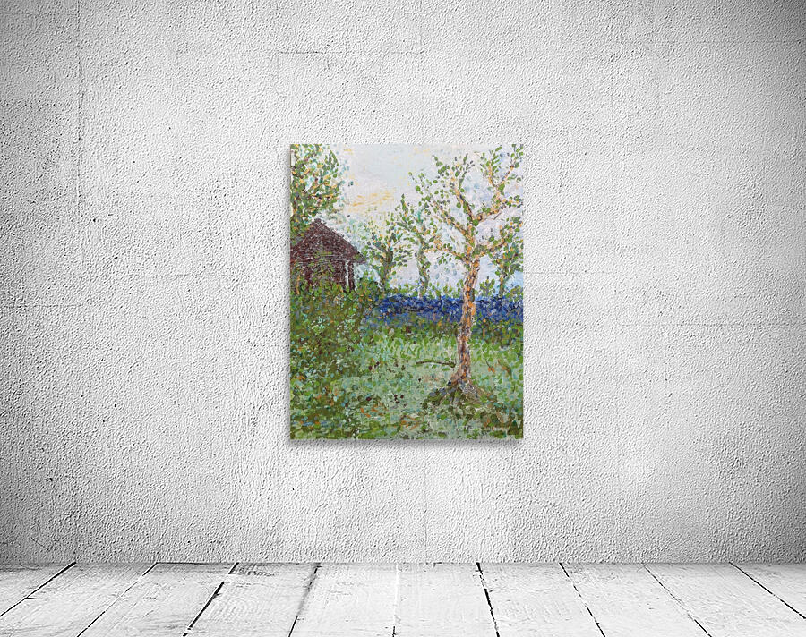 Spring in Pointalism Wall Preview