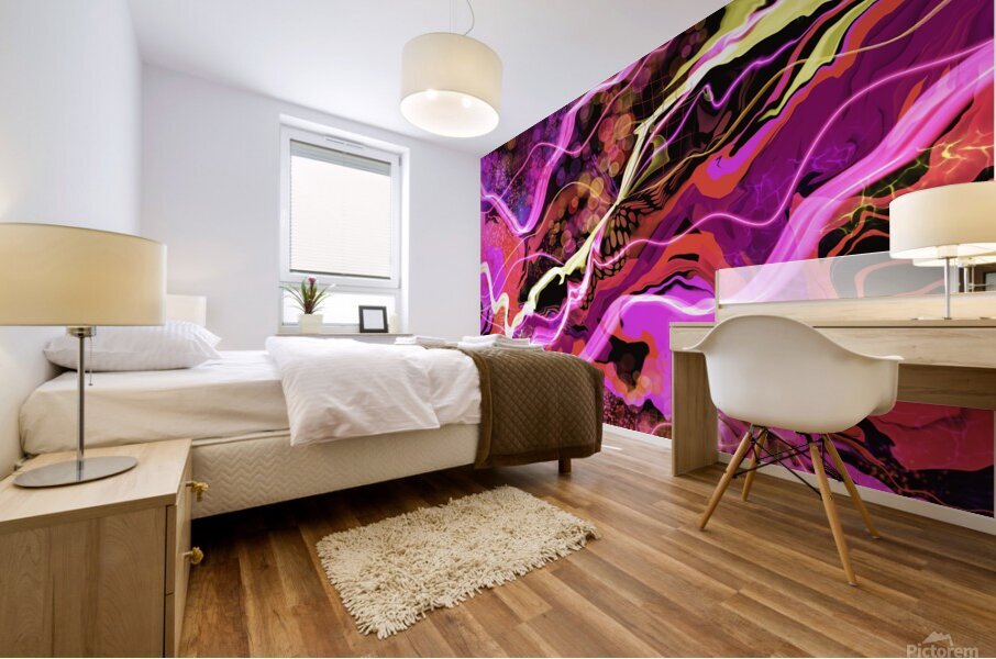 Lightening Strikes Again Mural print