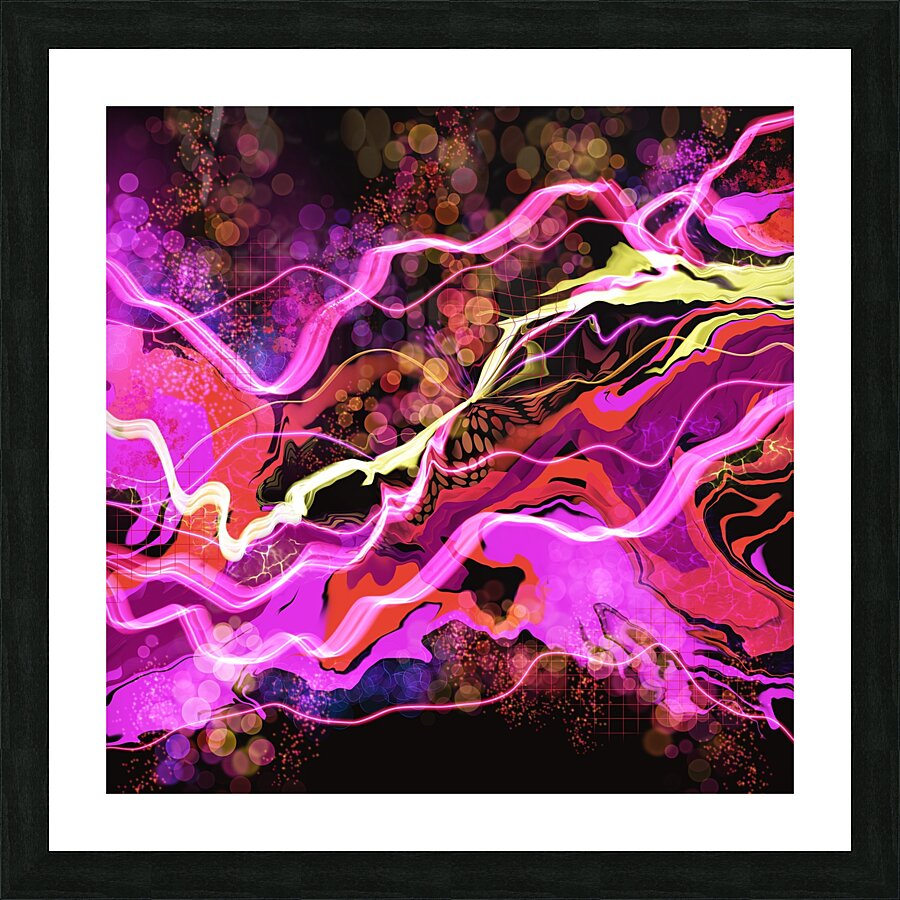 Lightening Strikes Again Picture Frame print