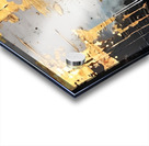 Shimmering Black and Gold Acrylic print