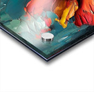 Bold Red Flower Painting Acrylic print