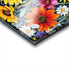 Sunflower Daisies Floral Pattern Acrylic print
