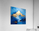 Golden Peak Acrylic Print