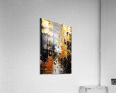 Shimmering Black and Gold Acrylic Print