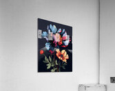 Vibrant Blooms in the Night Acrylic Print