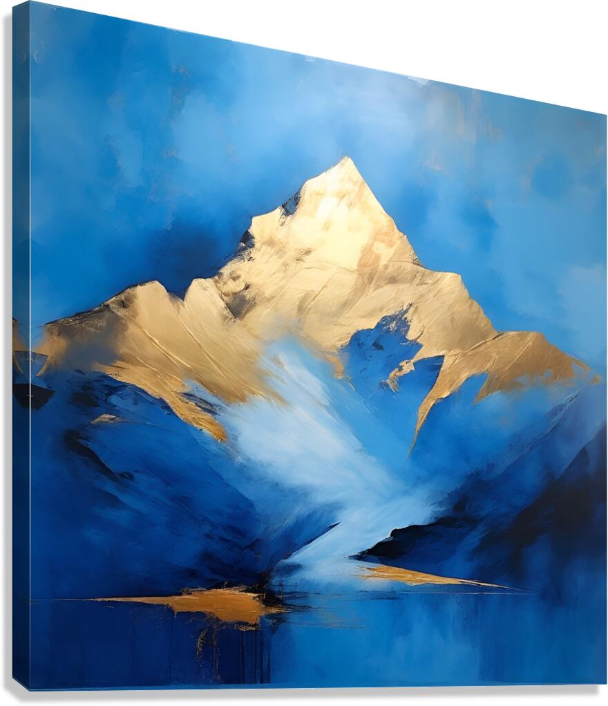 Golden Peak Canvas Print