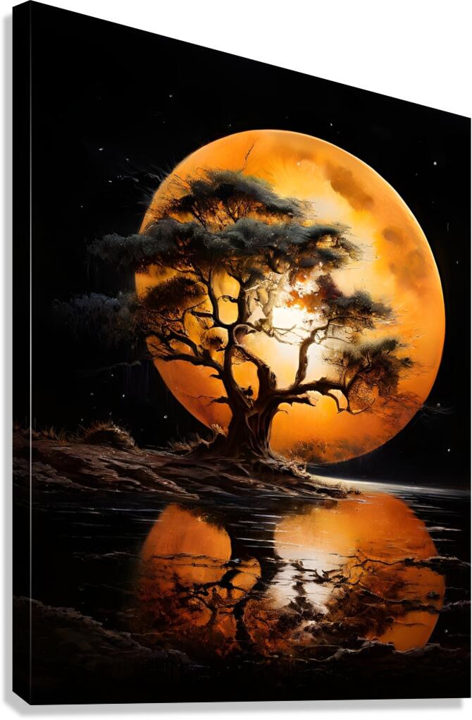 Lunar Majesty Canvas Print
