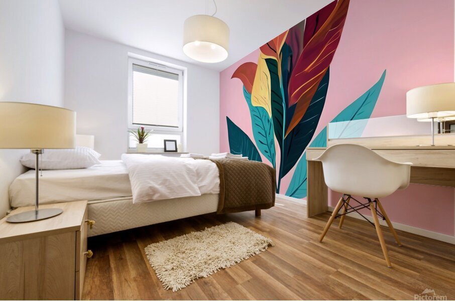 Tropical Oasis Mural print