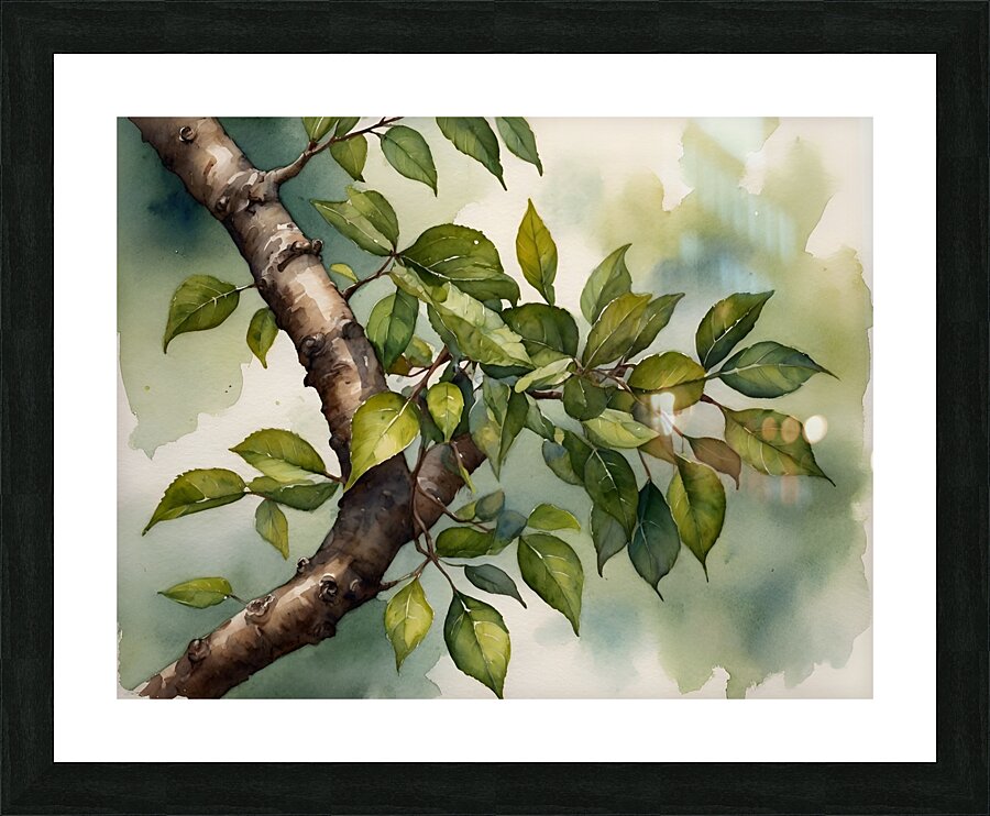  Verdant Sprig Picture Frame print