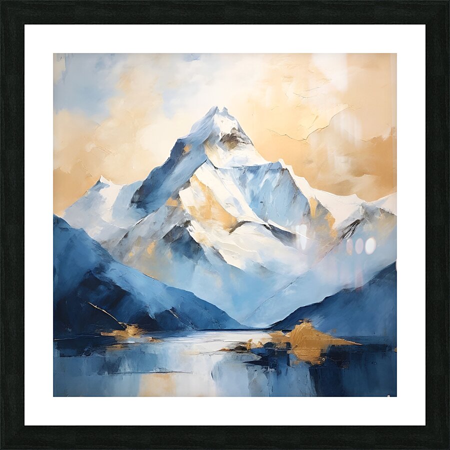 Mountain Reflection Picture Frame print