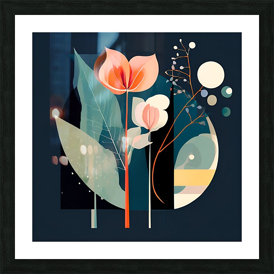 Dreamlike Floral Forms Picture Frame print
