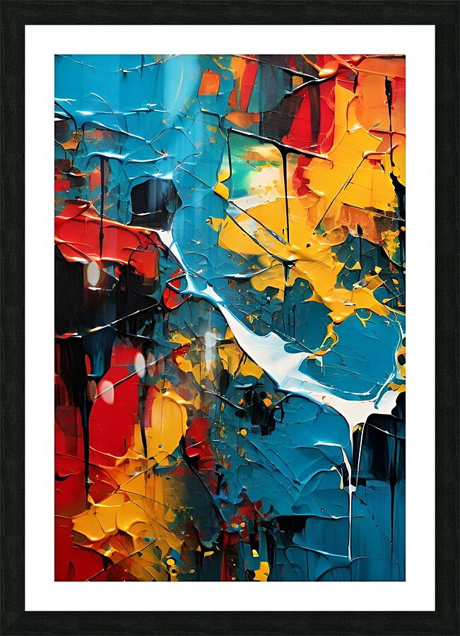  Vivid Bloom Picture Frame print