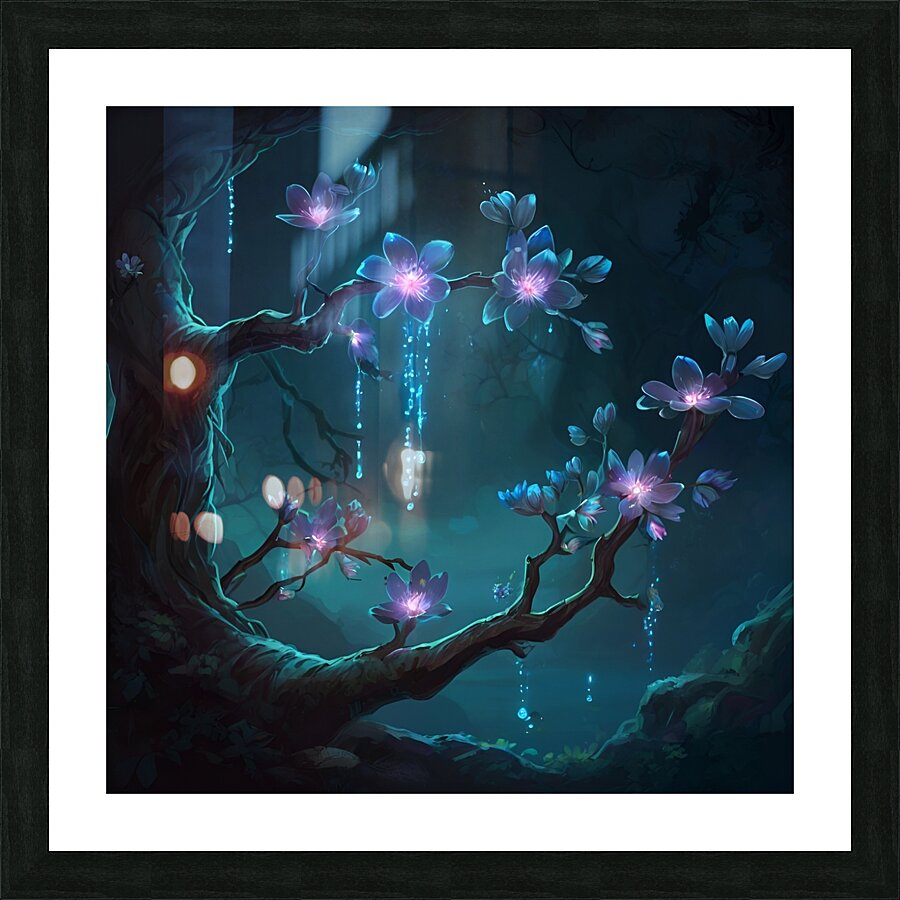  Lunar Bloom Picture Frame print