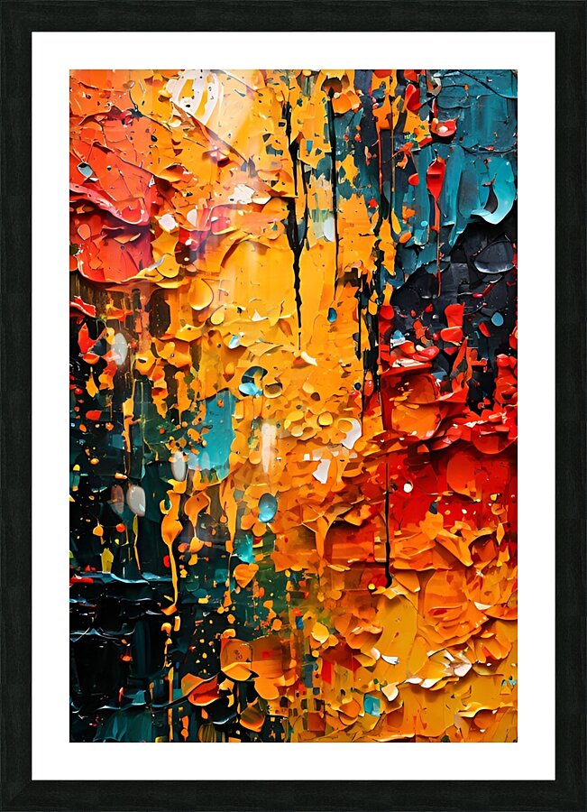 Abstract Vibrance Picture Frame print