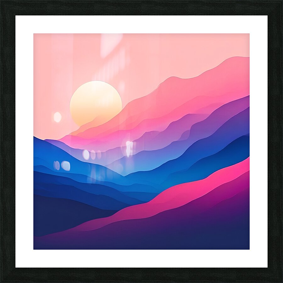 Tranquil Twilight Picture Frame print