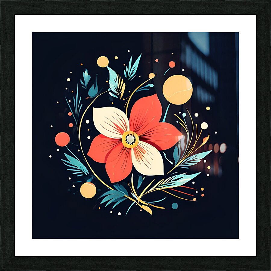 Blooming Elegance Picture Frame print