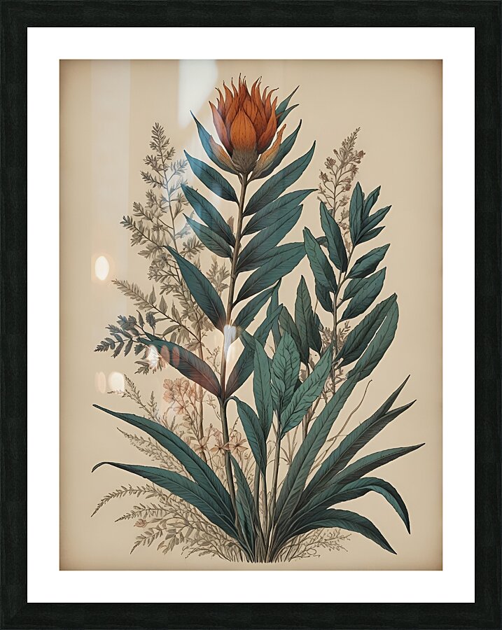  Tropical Elegance Picture Frame print