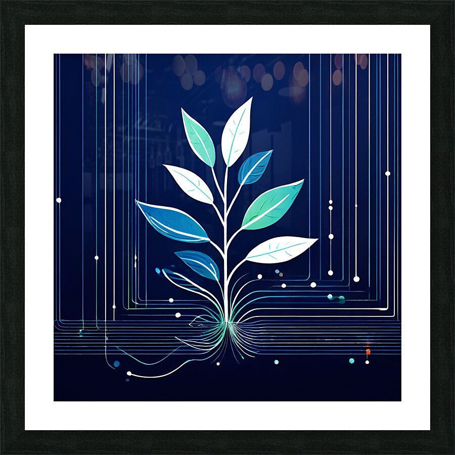 Ethereal Bloom Picture Frame print