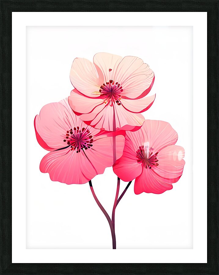 Delicate Beauty Picture Frame print