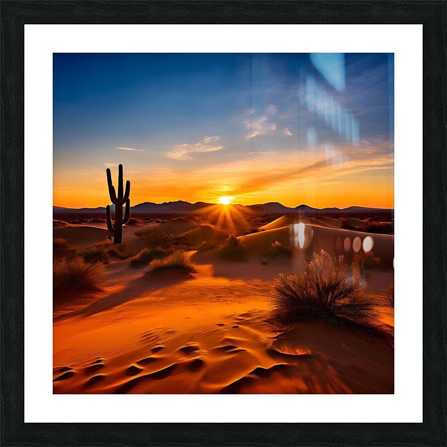 Desert Dreamscape Picture Frame print