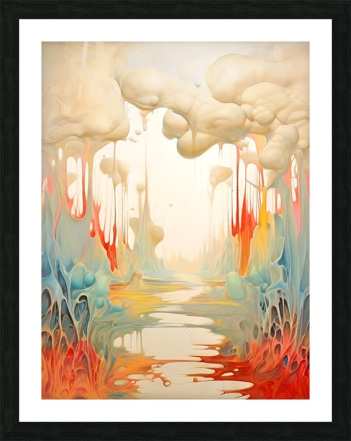 Chromatic Dreamscape Picture Frame print