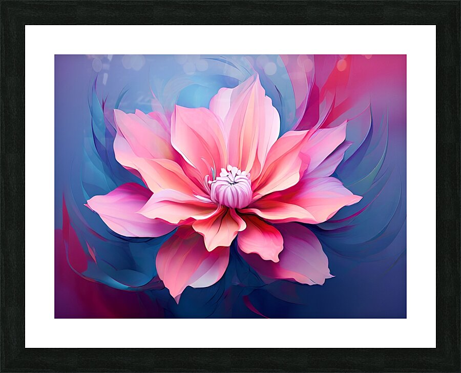 Serenity in Bloom Picture Frame print