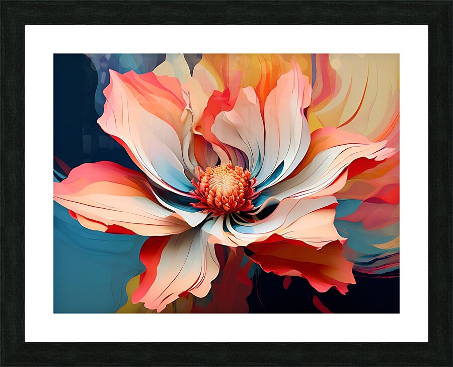 Vivid Bloom Picture Frame print