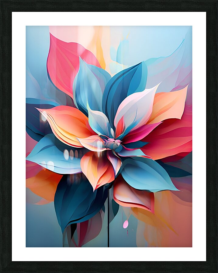 Vibrant Bloom Picture Frame print