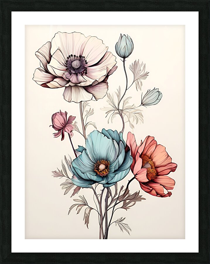 Delicate Beauty Picture Frame print