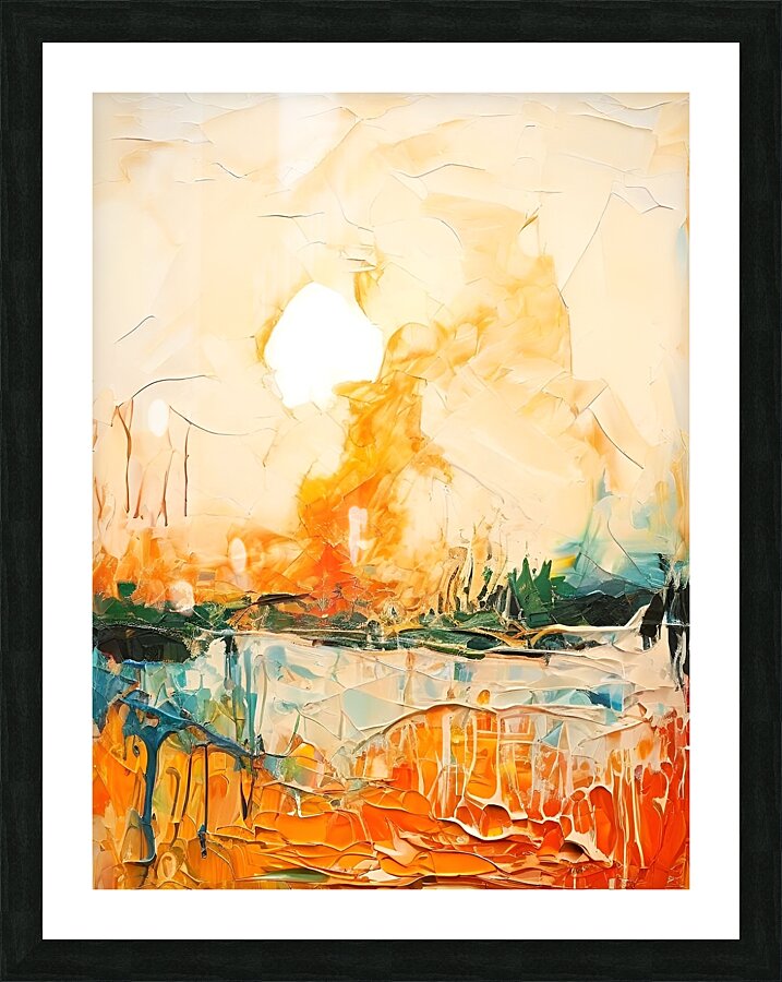 Tranquil Sunset Picture Frame print
