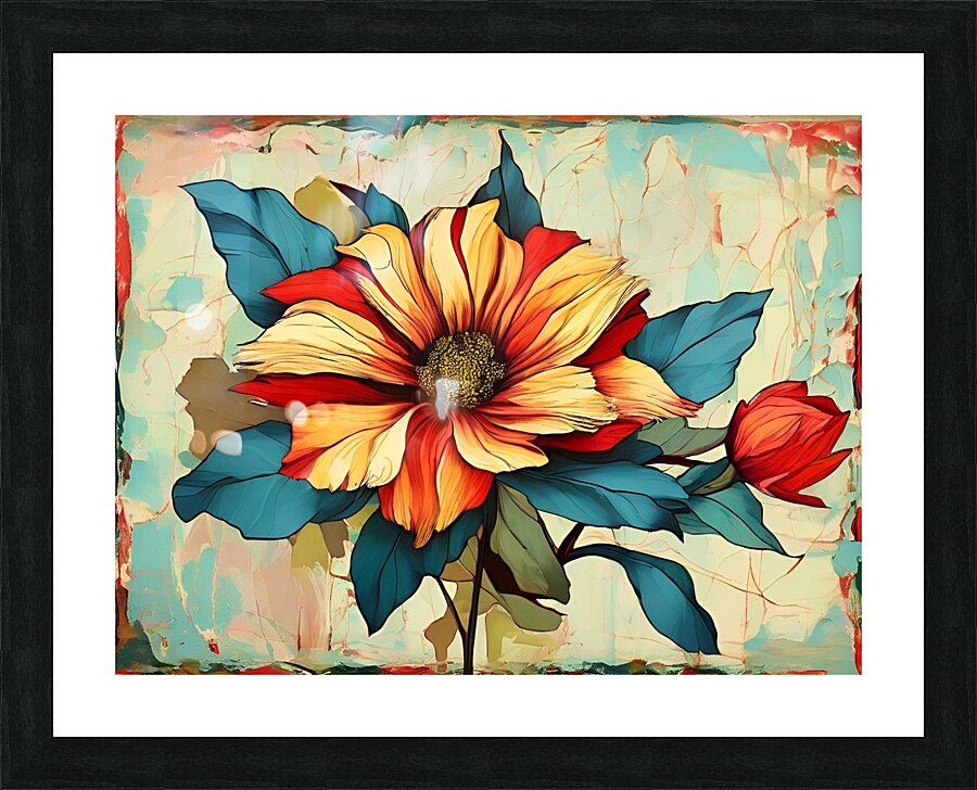  Surreal Bloom Picture Frame print