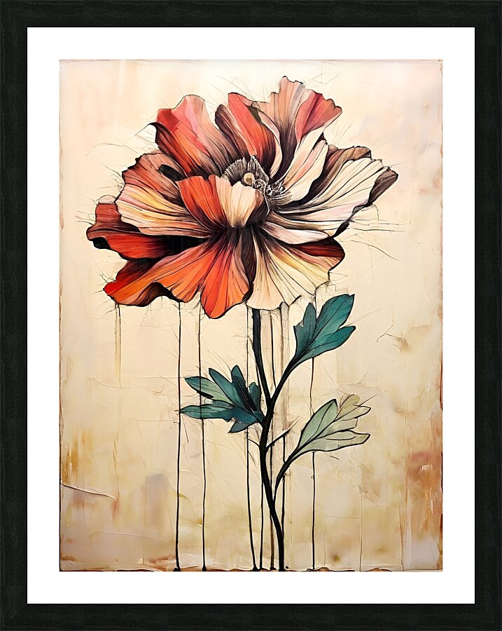 Floral Bloom Picture Frame print