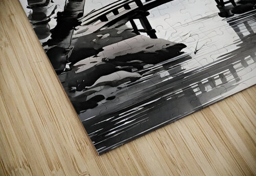 Tranquil Bridge in Spring Artshop puzzle