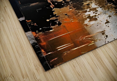 Shimmering Black and Gold Artshop puzzle